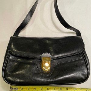 Oroton black shoulder bag